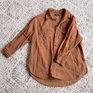 Oversized Cotton Button Down